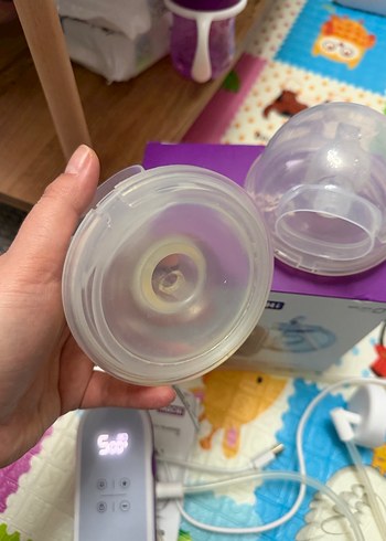 Mochi Beyaz Elektrikli Göğüs Pompası çiftli - Görsel 3