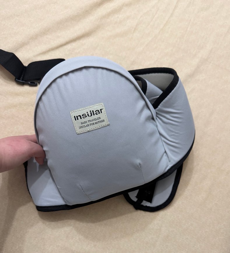 Gri Beyaz Bebek Taşıyıcı - Görsel 2