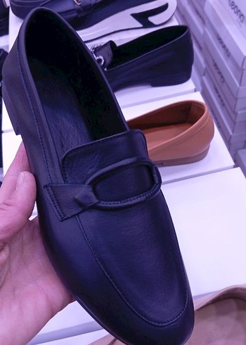 Hakiki Deri Klasik Bayan Ayakkabı - Görsel 4