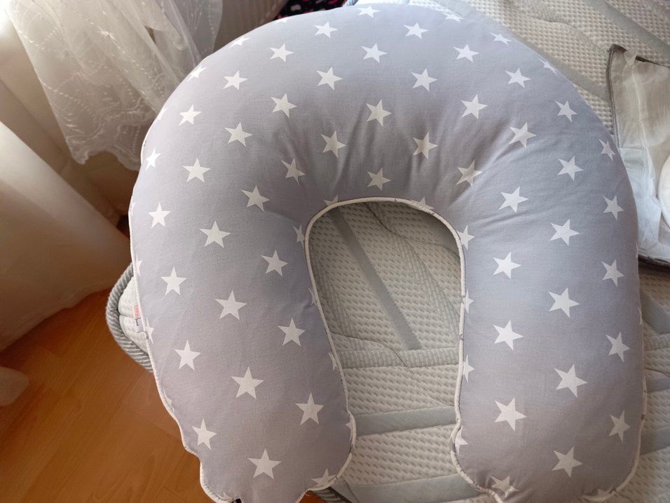 Gri Emzirme ve Hamilelik Yastığı - Görsel 2