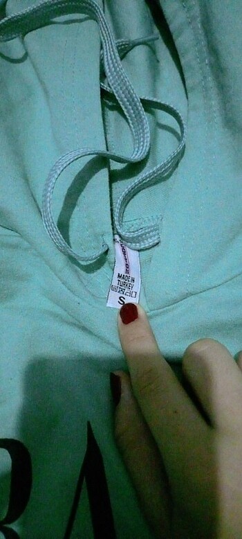 s Beden yeşil Renk Crop sweat