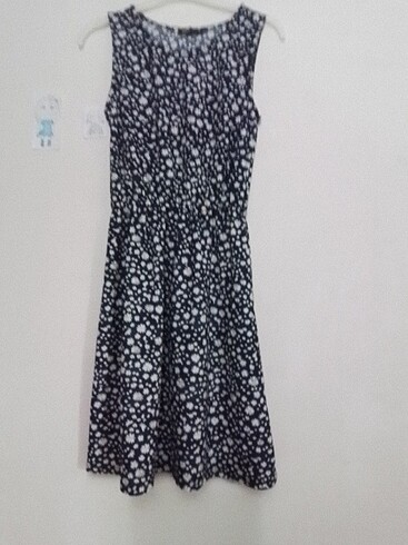 DEFACTO S BEDEN PAPATYA MODEL ELBİSE
