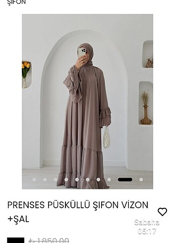 42 Beden ten rengi Renk multi şifon Prenses elbise 