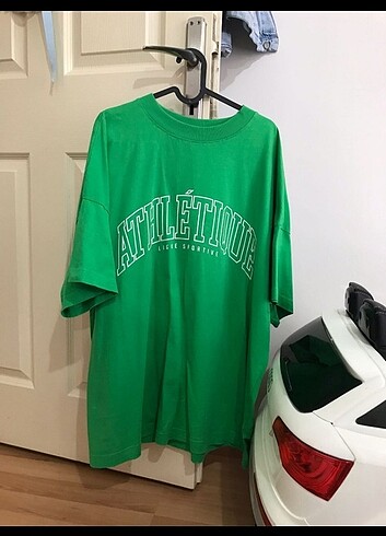 xxl Beden yeşil Renk H&M Oversize T-shirt