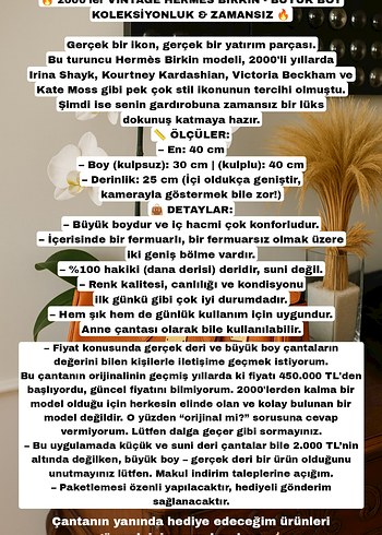 Michael Kors Hermes Turuncu Deri Tokalı Kadın Çanta