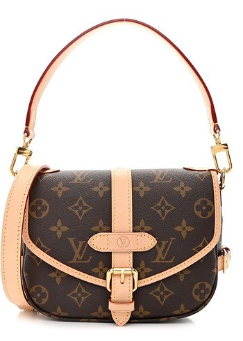 Beden kahverengi Renk Louis Vuitton Kahverengi Deri Kadın Çanta