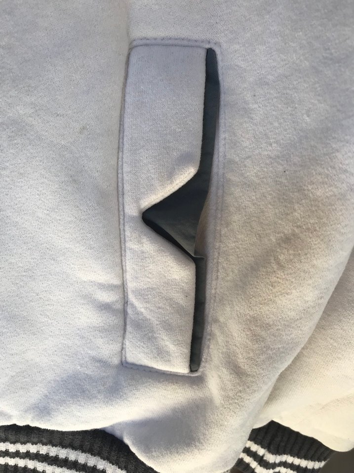 Gri Fermuarlı Rahat Sweatshirt - Görsel 4