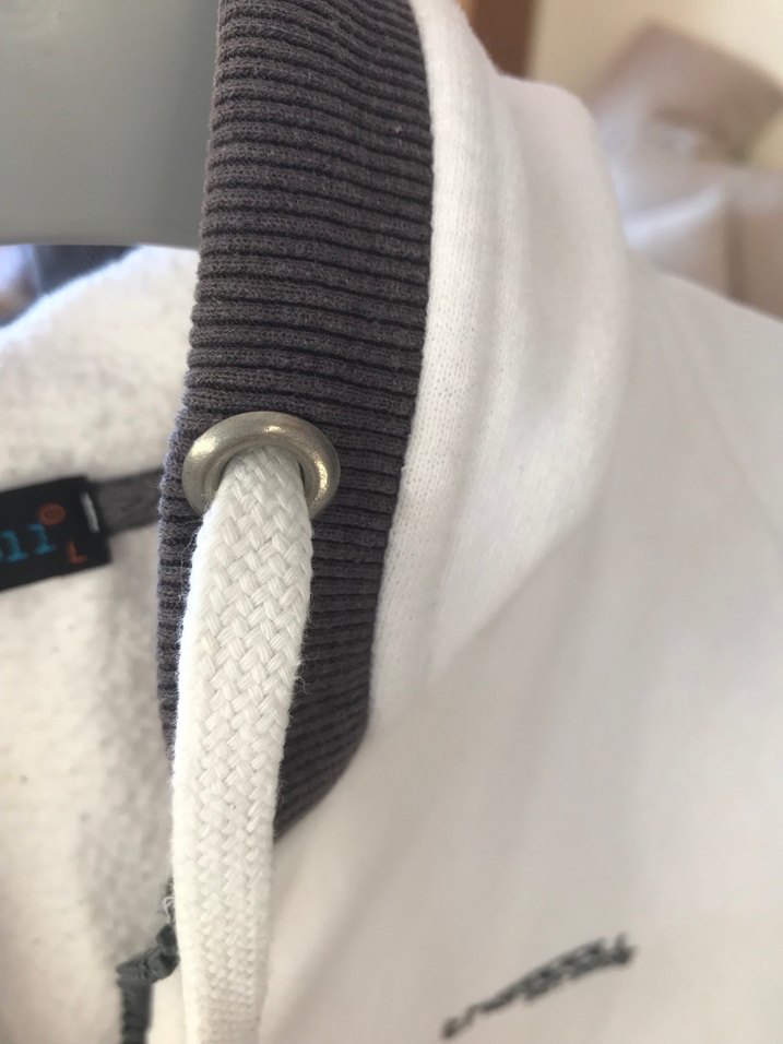 Gri Fermuarlı Rahat Sweatshirt - Görsel 5