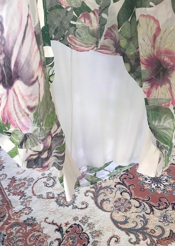 Çiçek Desenli Elbise - Görsel 5