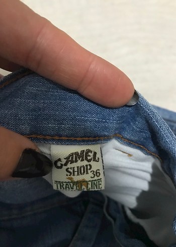 Erkek Açık Mavi Denim Rahat Kesim Şort - Görsel 5