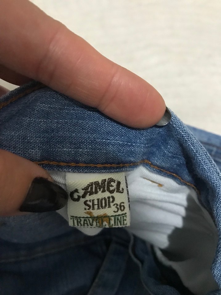 Erkek Açık Mavi Denim Rahat Kesim Şort - Görsel 5