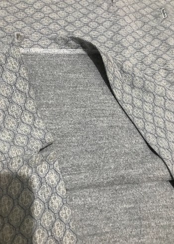 Gri Uzun Kollu Pijama üstü - Görsel 4