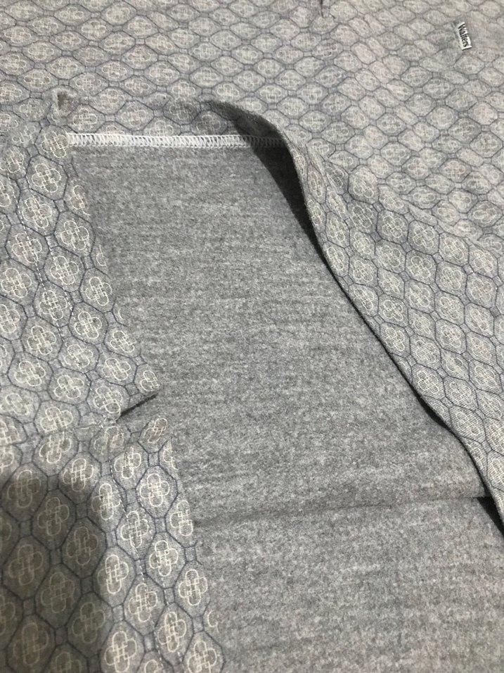 Gri Uzun Kollu Pijama üstü - Görsel 4