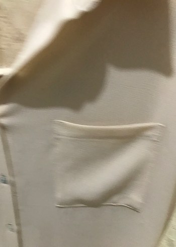 Dantel Detaylı Bej Kadın Gömlek - Görsel 3