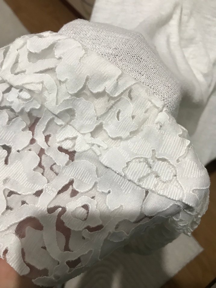 Dantel Detaylı Beyaz Kadın Bluz - Görsel 4