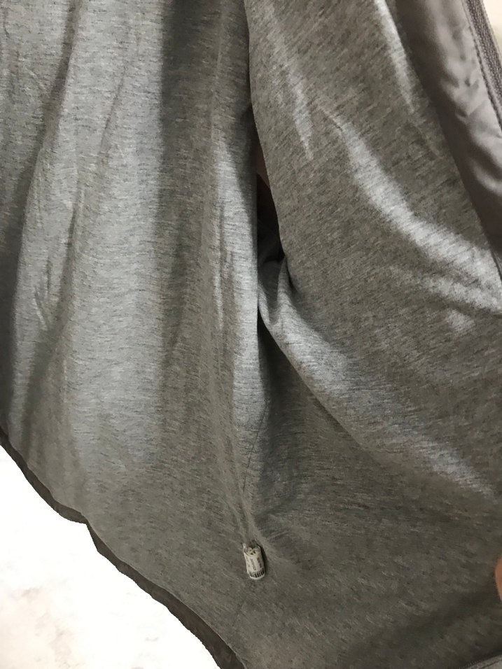 Gri Midi Boy Rüzgarlık Fermuarlı - Görsel 4