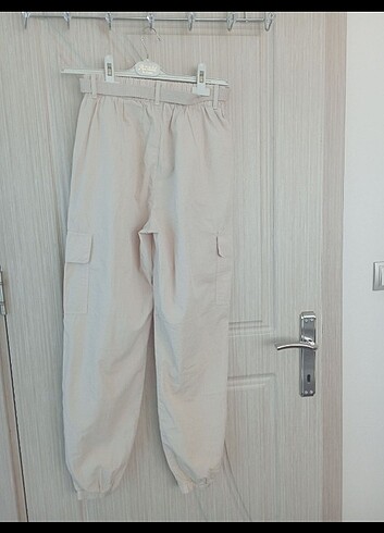Kemerli kargo pantolon 
