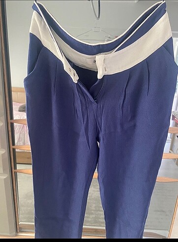 Yüksek bel kumaş pantolon