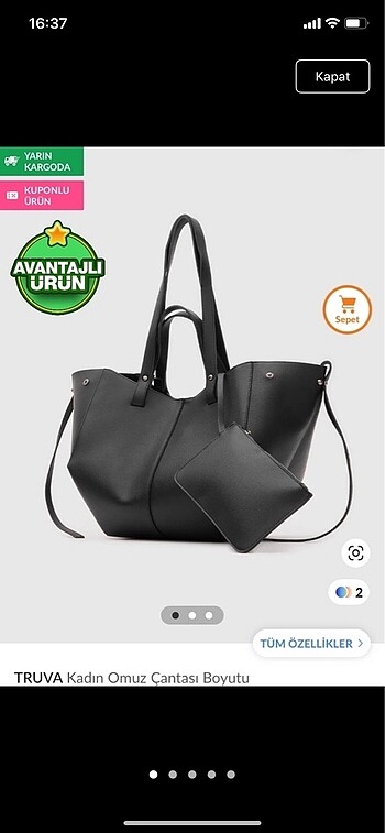 Kapsamlı kol çantası