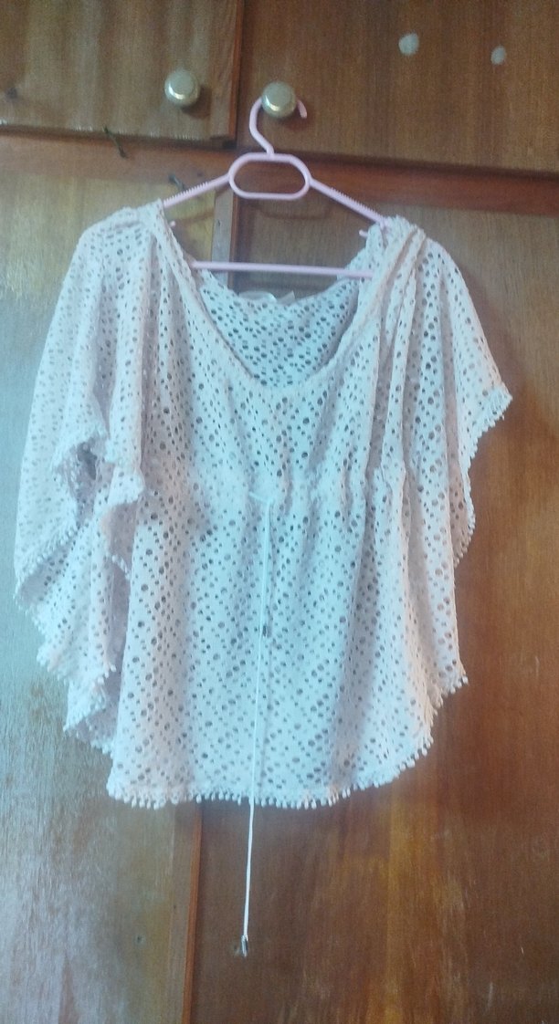 Dantel Detaylı Bohem Bluz - Görsel 3