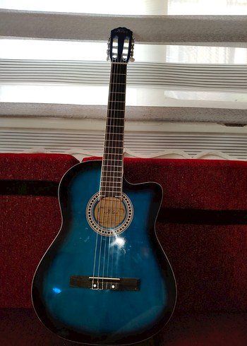 Mavi Klasik Gitar - Görsel 3