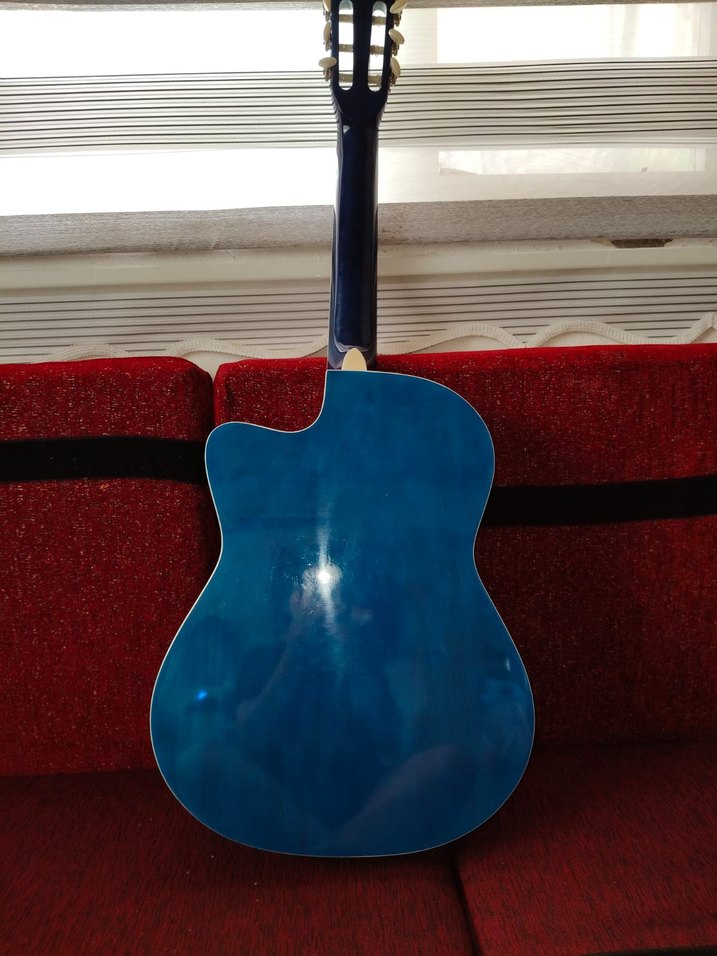 Mavi Klasik Gitar - Görsel 5