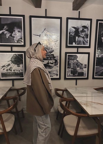 Kahverengi blazer - Görsel 2