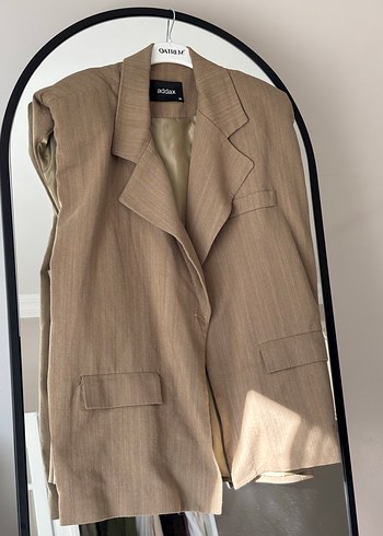 Zara Bej Kolsuz Blazer Yelek