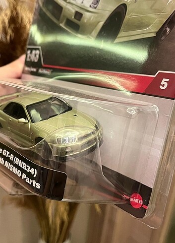 Hot Wheels Hot Wheels Nissan Skyline GT-R r34 1:43 büyük ölçek
