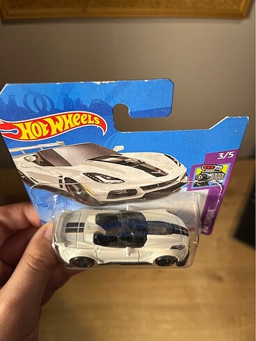 diğer Beden beyaz Renk Hot Wheels 19 corvette zr1 convertıble 2021 üretim