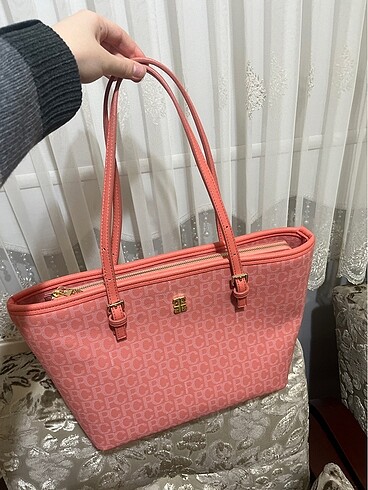 Pierre Cardin pierre cardin pembe çanta
