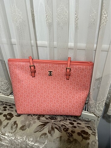 pierre cardin pembe çanta