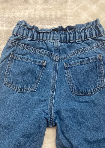 Nakışlı Renkli Kız Kot Pantolon - Görsel 3