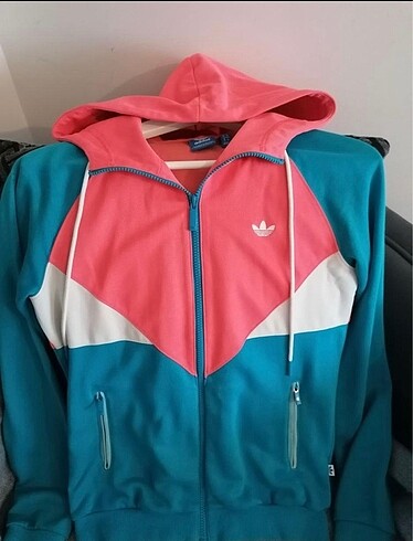 Adidas Kapüşonlu Fermuarlı Sweatshirt
