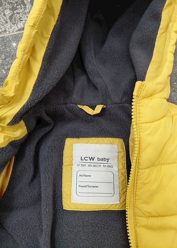 Sarı Erkek bebek montu - Görsel 2