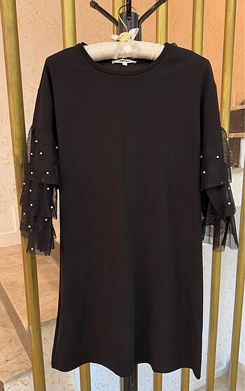 İncili Siyah Elbise - Görsel 2