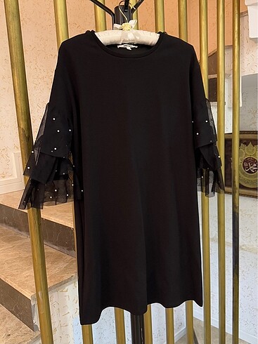 İncili Siyah Elbise - Görsel 4