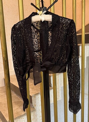 Siyah Dantel BOLERO