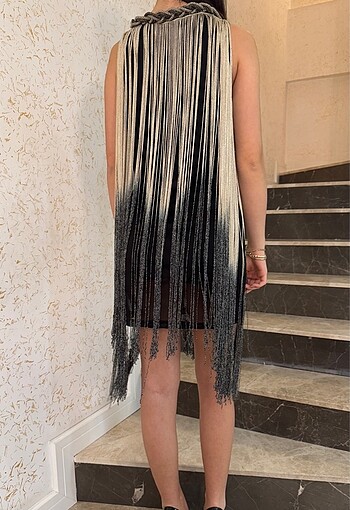 Püsküllü Elbise - Görsel 5