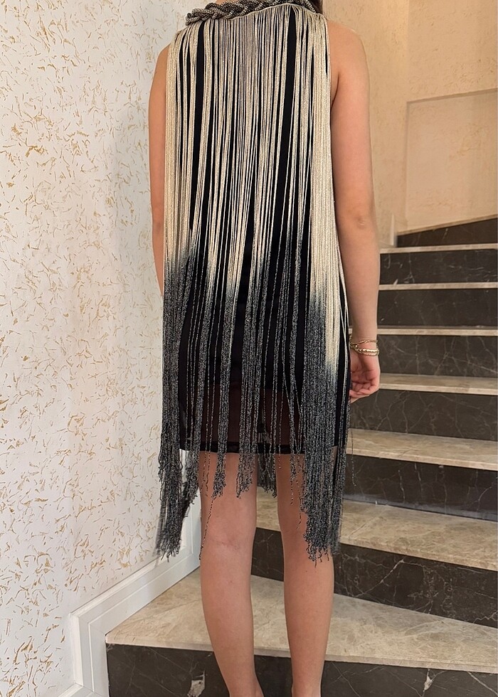 Püsküllü Elbise - Görsel 5