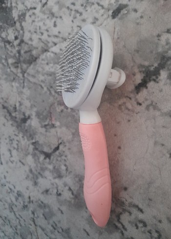Pembe Kedi Tüy Fırçası - Görsel 3