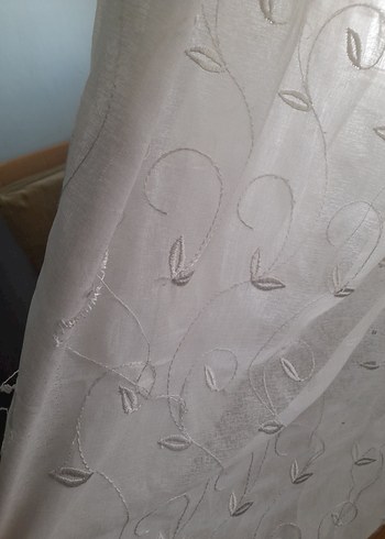 Beyaz Bohem Tarzı Tül Perde - Görsel 4