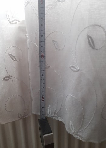 Beyaz Bohem Tarzı Tül Perde - Görsel 2