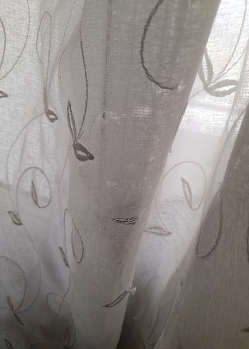 Beyaz Bohem Tarzı Tül Perde - Görsel 3