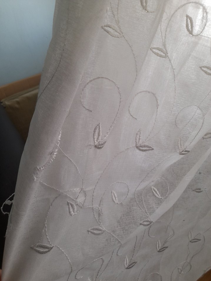 Beyaz Bohem Tarzı Tül Perde - Görsel 4