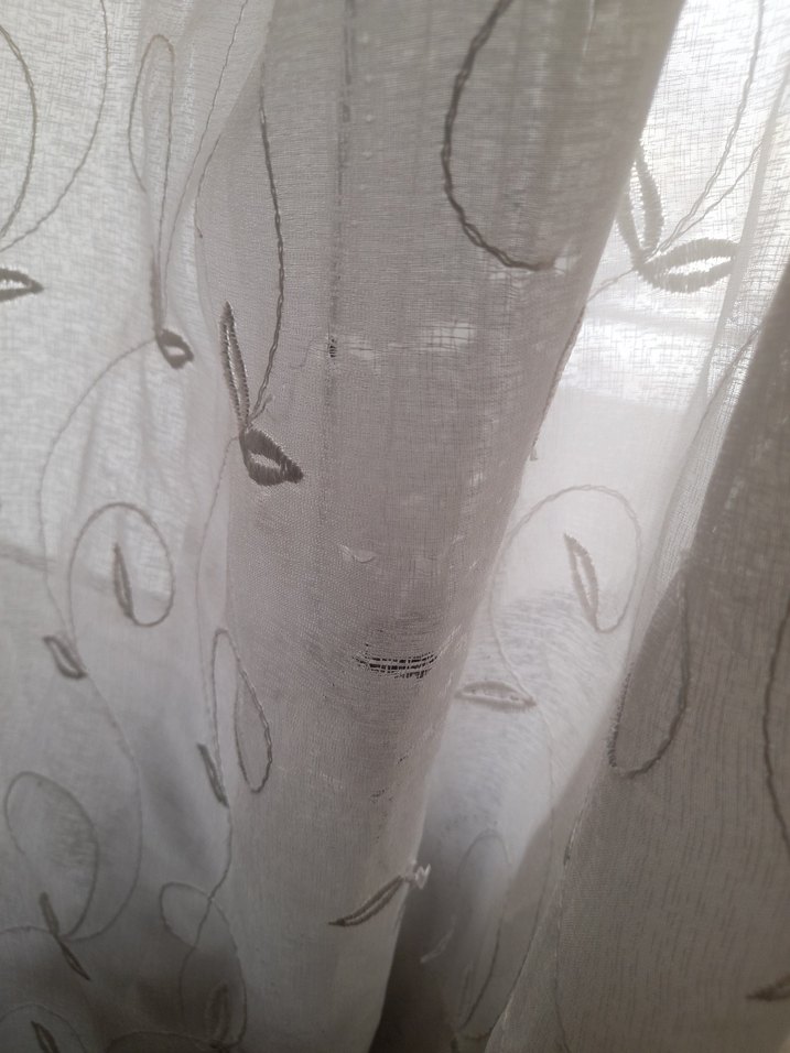 Beyaz Bohem Tarzı Tül Perde - Görsel 3