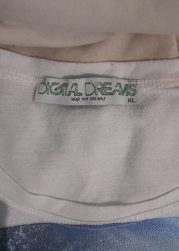 Uzun Kesim Beyaz Joker Baskılı Erkek Tişört - Görsel 2