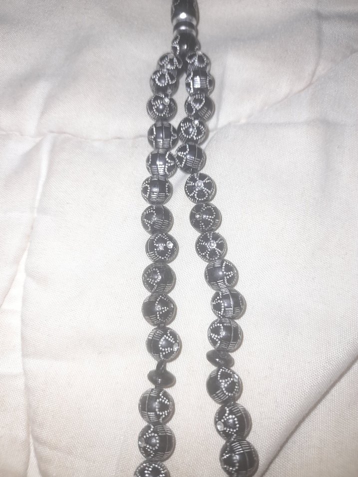 Gri Gotik Erkek Tesbih - Görsel 3