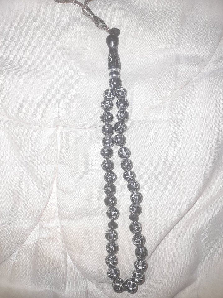 Gri Gotik Erkek Tesbih - Görsel 2
