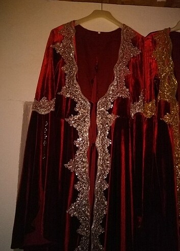 m Beden bordo Renk 2si 1 arada tek fiyat Bindallı kaftan!
